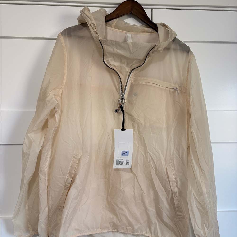 lululemon athletica Cream Hooded Sweatshirt